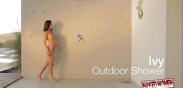  Eva Strauss - Iwia is Ivy in Outdoor Shower